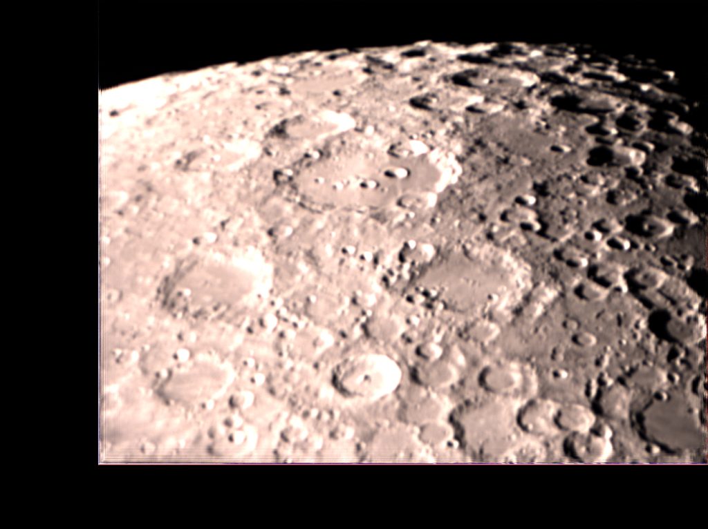 Moon surface from GD Goenka Telescope
