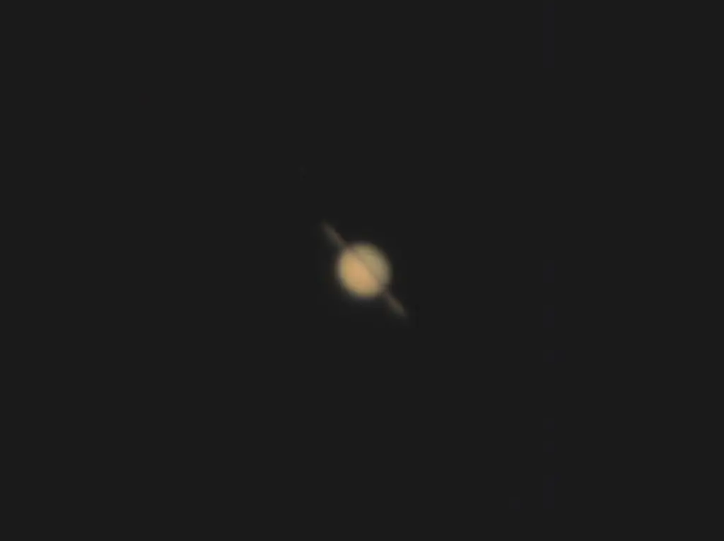 Saturn from GD Goenka Telescope of Aerospace Department